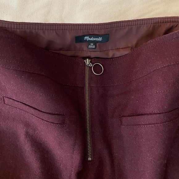 Madewell Fireside Mini Skirt in Rich Plum - Picture 4 of 4